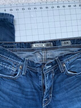 BKE Fulton Men's Dark Blue Slim Straight Jeans